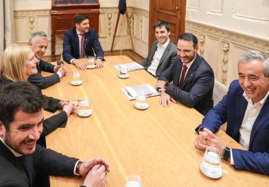 Pullaro se reunió en Rosario con los gobernadores de Mendoza, Chubut y Corrientes