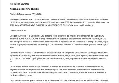 Se oficializó el beneficio para las provincias de “zonas cálidas”